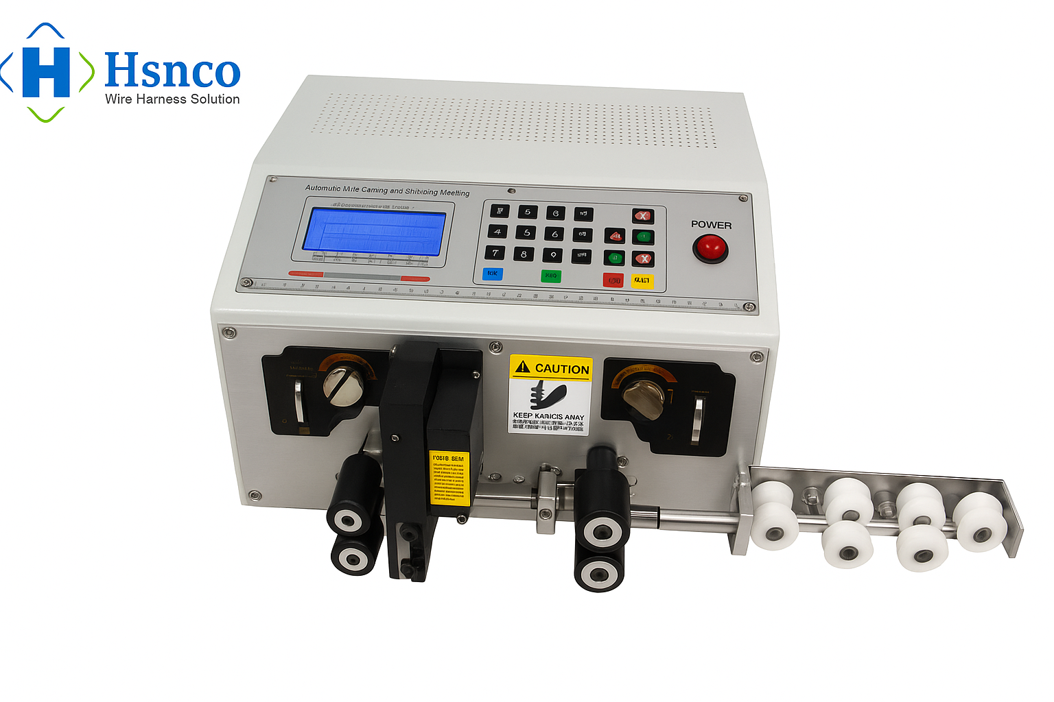 Máy cắt tuốt dây điện đa lõi tự động HS-BX04 | HSNCO Việt Nam